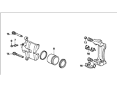 OEM Acura Caliper Sub-Assembly, Left Front (Reman) - 06453-SV1-505RM