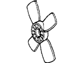 OEM 1988 Acura Integra Fan, Cooling (Denso) - 19020-PC6-003
