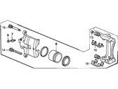 OEM 1996 Honda Accord Caliper Sub-Assembly, Right Front (Reman) - 06452-SV1-505RM