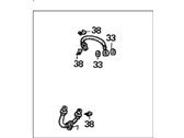 OEM Acura CL Hose Set, Rear Brake (Dot Nni - Canada -) - 01466-SY8-000