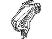 OEM 1998 Acura CL Bracket, Rear Engine Mounting (At) - 50827-SM4-J83