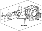 OEM 2011 Honda Insight Throttle Body, Electronic Control (Gme2A) - 16400-RBJ-003