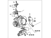 OEM Honda CR-V Kit Throttle Body - 06160-PPA-A12