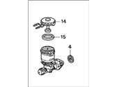 OEM 1992 Honda Civic Master Cylinder - 46100-SR3-043