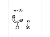 OEM Honda Civic del Sol Hose Set, Right Rear Brake - 01466-SR3-030