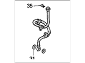 OEM 1996 Honda Civic del Sol Hose Set, Right Front Brake - 01464-SR3-030