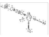 OEM 1997 Honda Civic del Sol Pump Sub-Assembly, Power Steering - 56110-P30-020