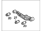 OEM 1989 Honda Civic Arm, Left Rear (Lower) - 52360-SH3-G11