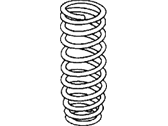 OEM 1997 Honda Civic del Sol Spring, Rear (Mitsubishi) - 52441-SR3-902