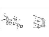 OEM 1998 Honda Odyssey Caliper Sub-Assembly, Right Front - 45018-SM5-000