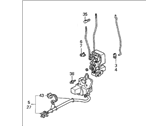 OEM 1995 Honda Odyssey Lock Assembly, Right Front Door (Power) - 72110-SX0-A01