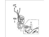 OEM 1991 Honda Accord Lock Assembly, Left Front Door Power - 72150-SM5-023