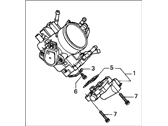 OEM 2003 Honda Accord Throttle Body Assembly - 16400-RAA-A63