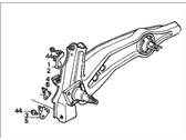 OEM 1988 Honda Civic Arm, Left Rear Trailing (Drum) - 52371-SH3-A18