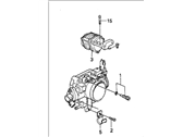 OEM 1990 Honda CRX Body Assembly, Throttle - 16400-PM8-A03