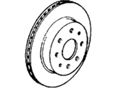 OEM 1987 Acura Integra Disk, Front Brake - 45251-SB2-990