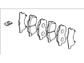 OEM 1991 Honda CRX Pad Set, Front - 45022-SH2-525