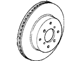 OEM Honda Prelude Disk, Front Brake (15 - 45251-S0A-000