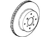 OEM 1994 Honda Prelude Disk, Front Brake (15 - 45251-S0A-000