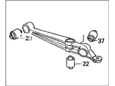 OEM 1992 Honda Prelude Arm, Left Rear (Lower) - 52360-SS0-902