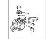 OEM 1992 Honda Prelude Body Assembly, Throttle (Gf82B) - 16400-P12-A00