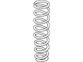 OEM 1993 Honda Prelude Spring, Rear (Mitsubishi) - 52441-SS0-903