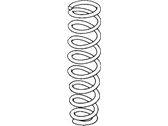 OEM 1992 Honda Prelude Spring, Rear (Mitsubishi) - 52441-SS0-903