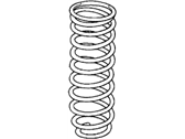 OEM 1992 Honda Prelude Spring, Front - 51401-SS0-G01