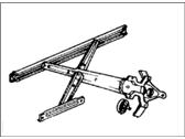 OEM 1990 Honda Prelude Regulator, Passenger Side Door Power - 72211-SF1-J02