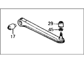 OEM 1989 Honda Prelude Arm B, Left Rear (Lower) - 52365-SF1-A03