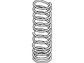 OEM 1990 Honda Prelude Spring, Rear (Mitsuboshi Seiko) - 52441-SF1-A02