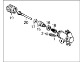 OEM 1989 Honda Prelude Cylinder Assembly, Slave - 46930-SF1-003