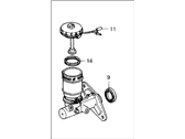 OEM 1991 Honda Civic Master Cylinder Assembly - 46100-SH4-A11