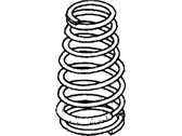 OEM 1985 Honda Civic Spring, Rear - 52441-SD9-671