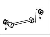 OEM 1986 Honda Civic Arm Assembly, Rear Control (Upper) - 52390-SD9-661