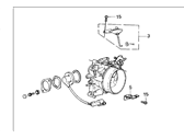 OEM 1986 Honda Civic Body Assembly, Throttle - 16400-PE7-664