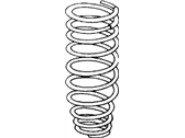 OEM 1987 Honda Civic Spring, Rear (Mitsuboshi Seiko) - 52441-SB3-692