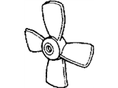 OEM Honda CRX Fan, Cooling (Denso) - 19020-PR3-003