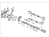 OEM 1997 Honda Prelude Caliper Sub-Assembly, Right Rear - 43018-SS0-010