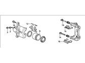 OEM 1995 Acura TL Caliper Sub-Assembly, Right Front - 45018-SW5-003