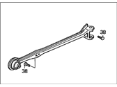 OEM 1997 Honda Prelude Arm, Left Rear Radius - 52372-S30-A00