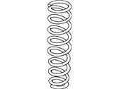 OEM 2001 Honda Prelude Spring, Rear - 52441-S30-014