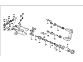 OEM 2001 Honda Prelude Caliper Sub-Assembly - 06433-SS0-505RM