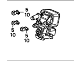 OEM 1999 Honda Accord Lock Assembly, Left Rear Door (Manual) - 72650-S84-A11