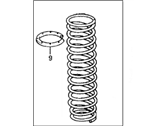 OEM 1990 Honda Civic Spring, Rear (Nhk Spring) - 52441-SH9-A01