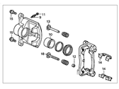 OEM 2005 Honda Civic Caliper Sub-Assembly, Right Front - 45018-S5D-A00