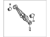 OEM 1984 Honda Prelude Arm, Right Front (Lower) - 51355-SB0-010