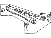 OEM 1986 Honda Prelude Arm, Right Rear (Lower) - 52350-SB0-621