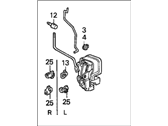 OEM 1994 Honda Civic Lock Assembly, Driver Side Door - 72150-SR0-A01