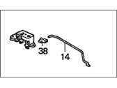 OEM Honda Civic Lock Assembly, Tailgate - 74810-SR3-003